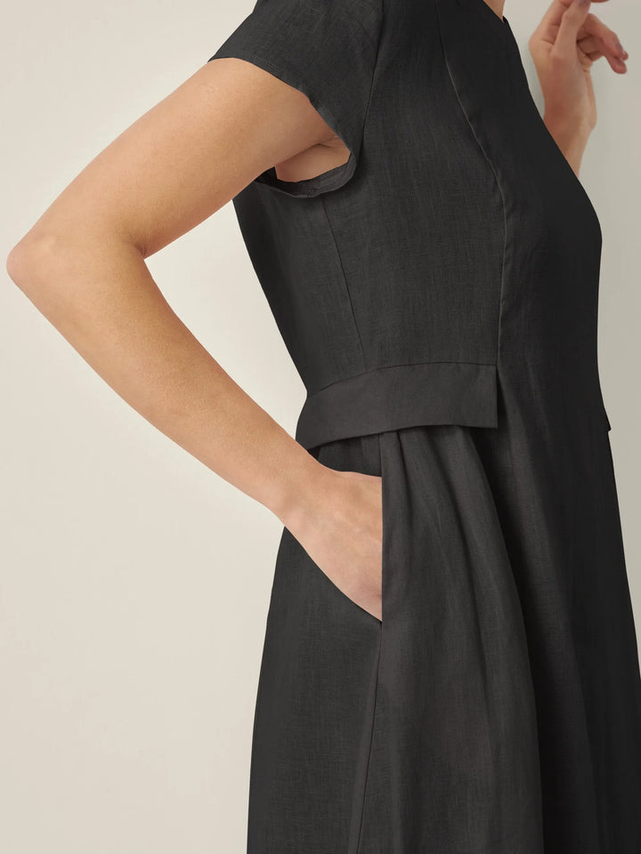 Natural Summer V-Neck Dress