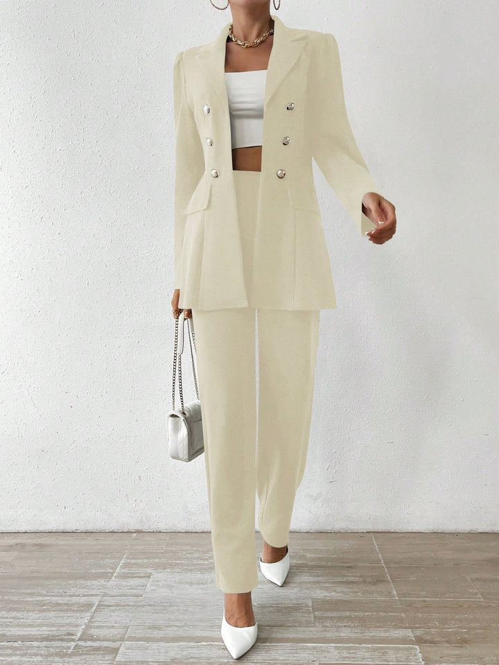 Kim | Long Sleeve Suit Ensemble