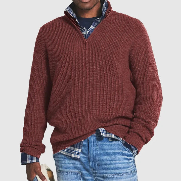 Made Gents |  Half Zip Sweater