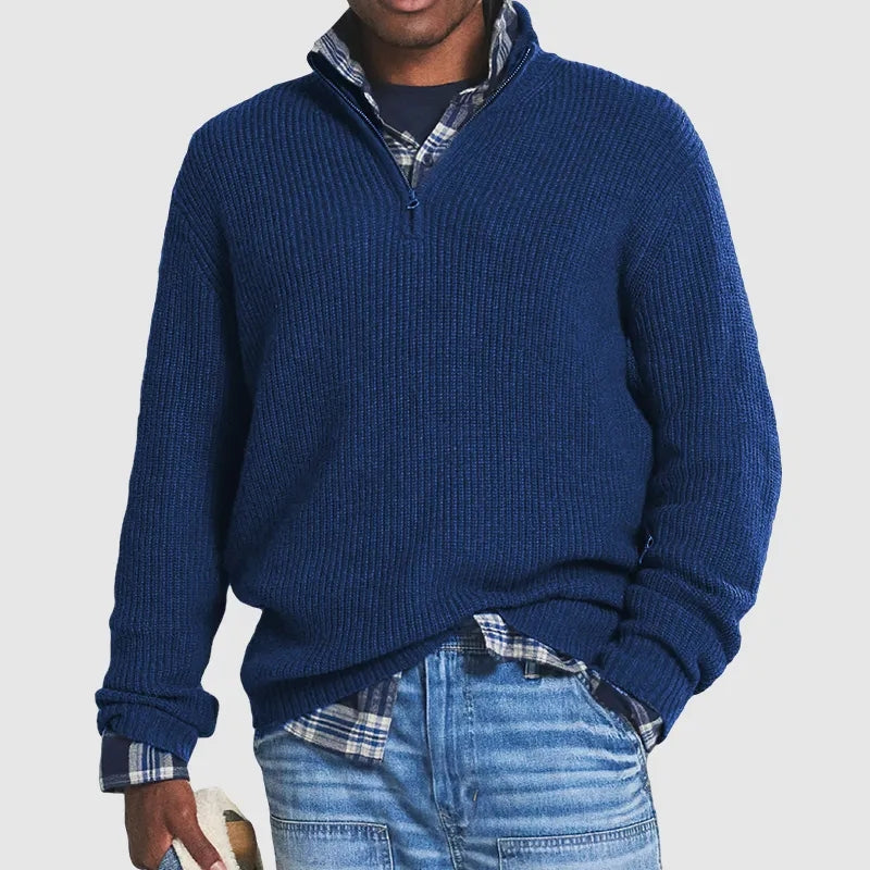 Made Gents |  Half Zip Sweater