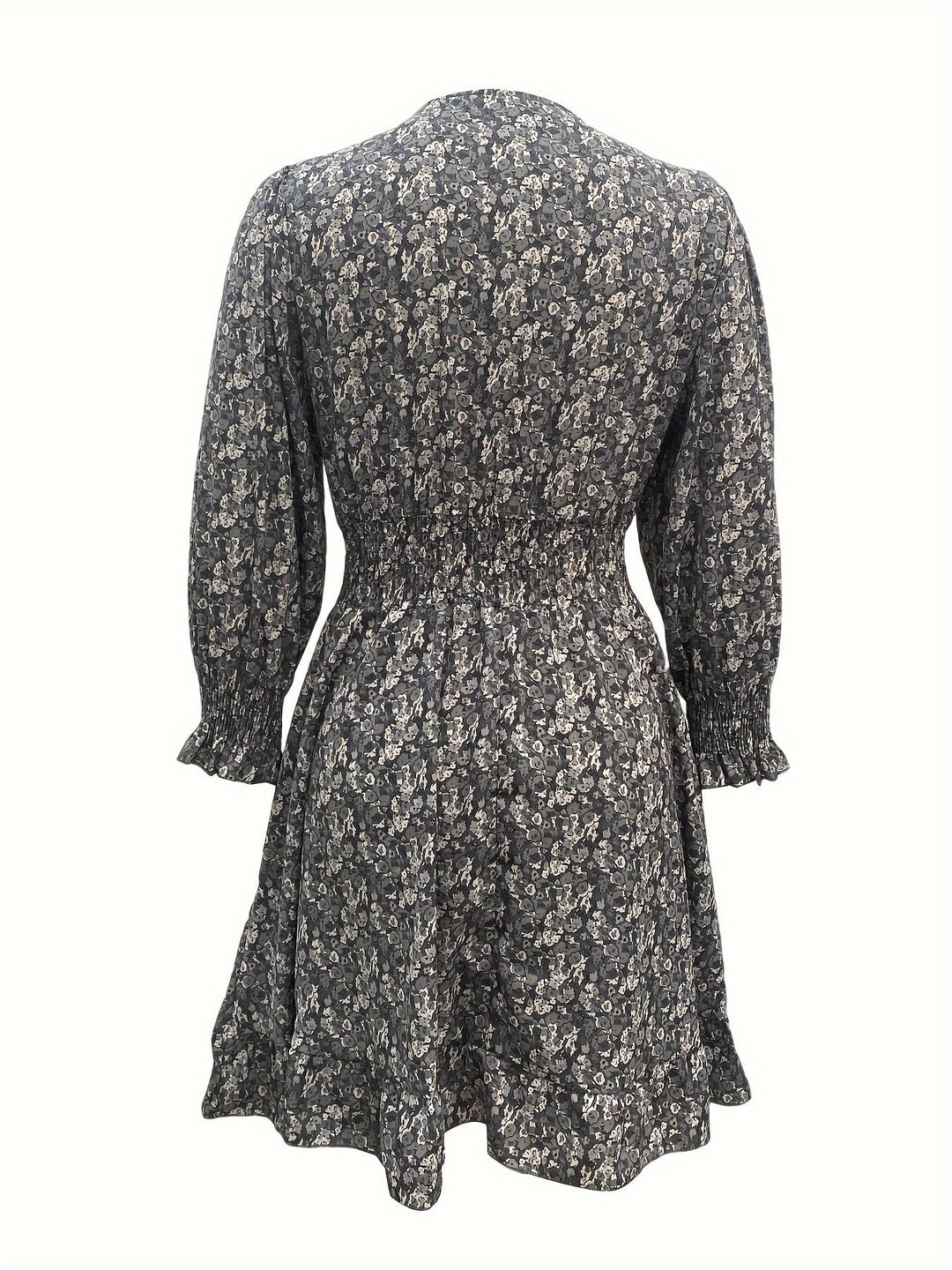 Harper - Floral Shirred Waist Dress