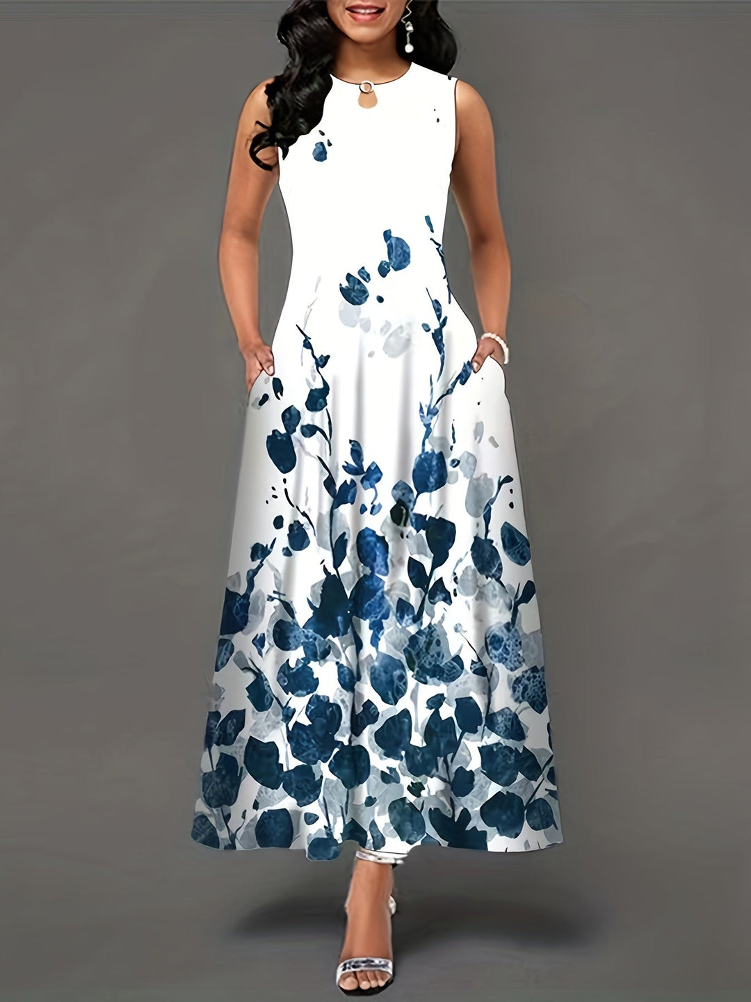Mavis - Boho Floral Maxi Dress