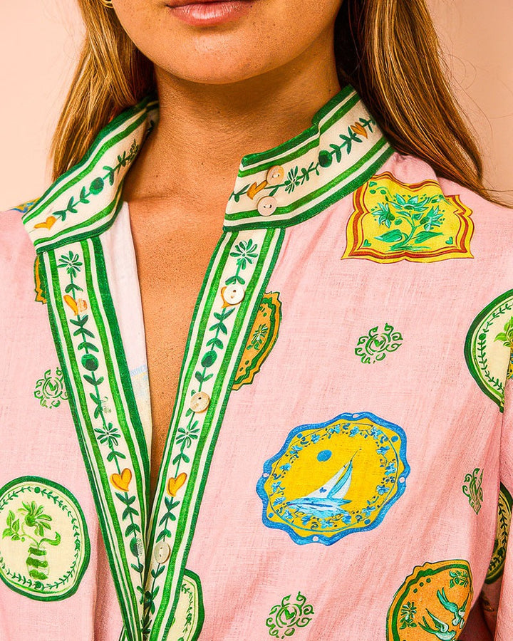 Orla - Balloon Sleeves Maxi Dress