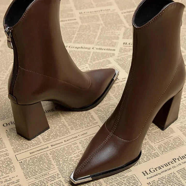 Jolie | Chrome Tip Chelsea Boot