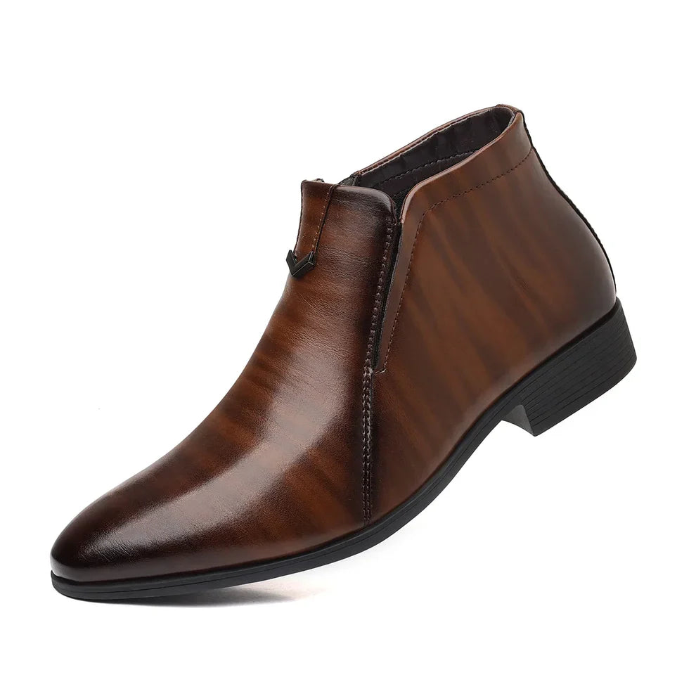 Oliver Prescott | Luxe Retro Ankle Boots