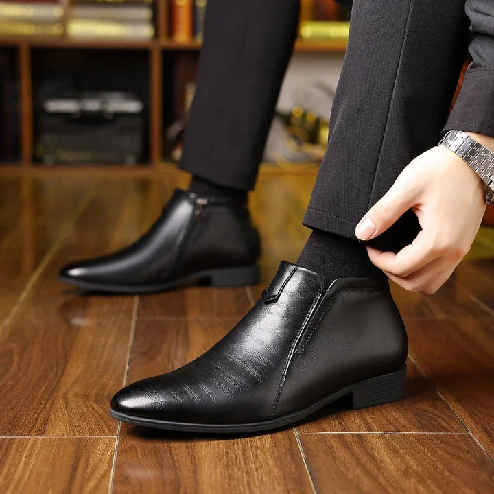 Oliver Prescott | Luxe Retro Ankle Boots