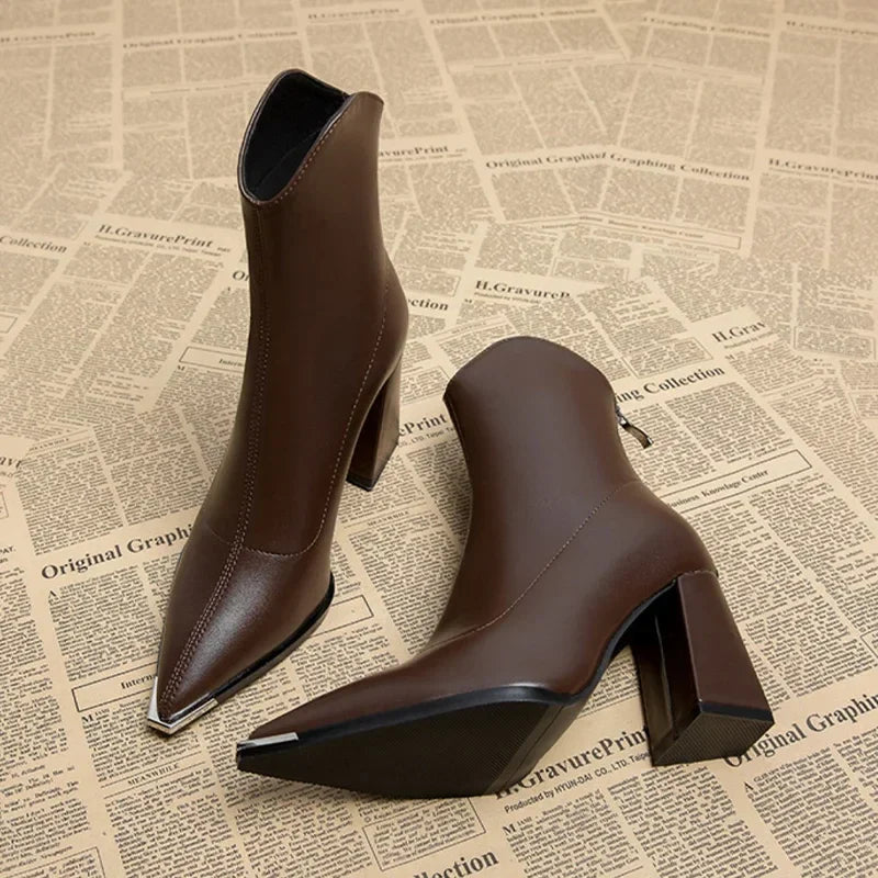 Jolie | Chrome Tip Chelsea Boot