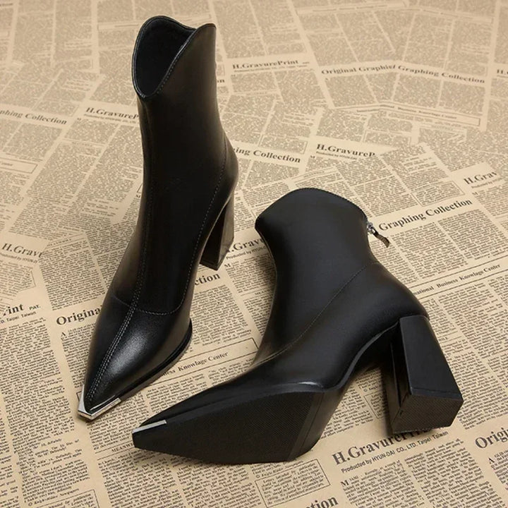 Jolie | Chrome Tip Chelsea Boot