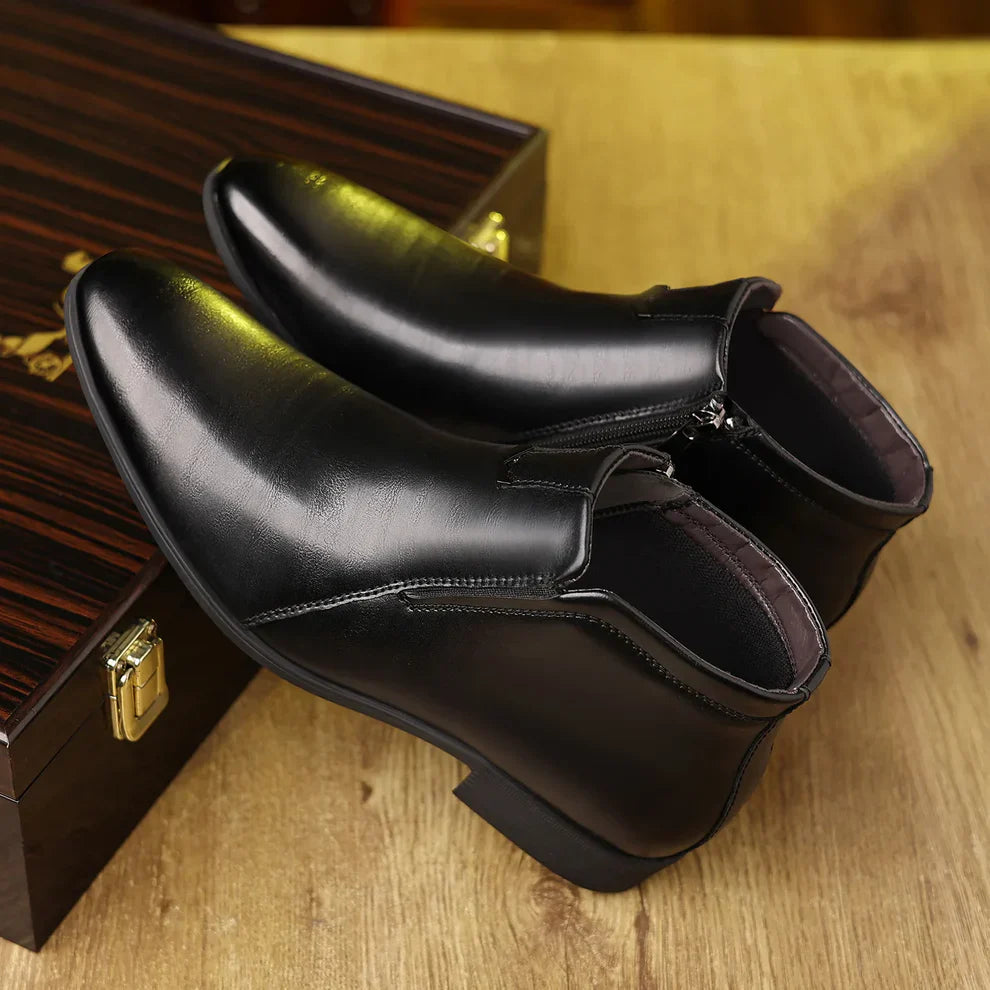 Oliver Prescott | Luxe Retro Ankle Boots
