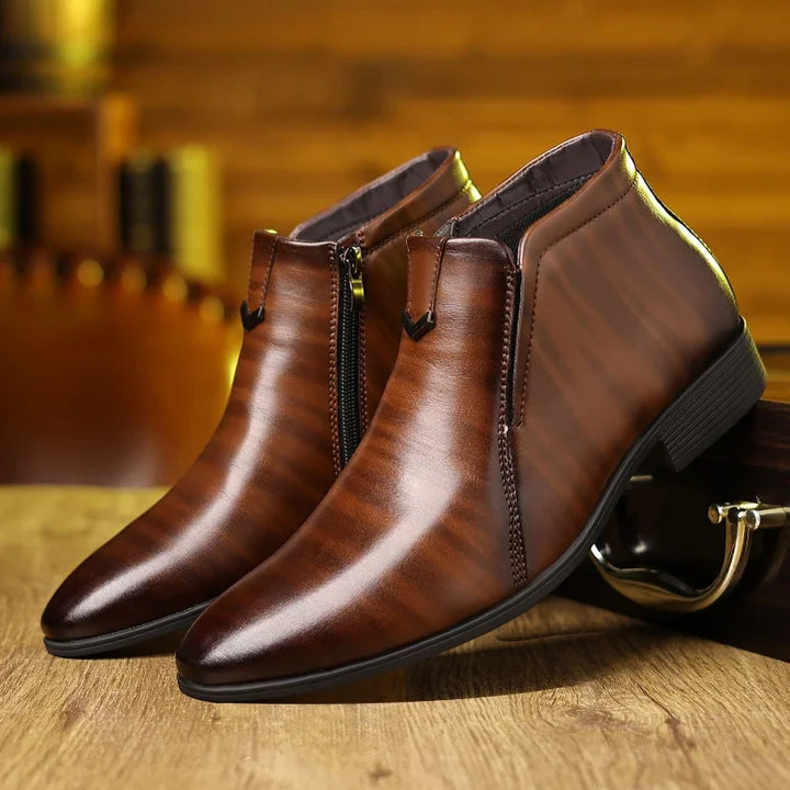 Oliver Prescott | Luxe Retro Ankle Boots