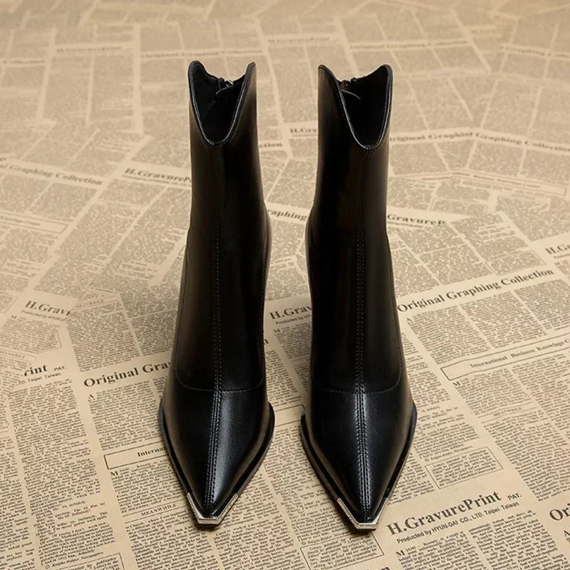 Jolie | Chrome Tip Chelsea Boot