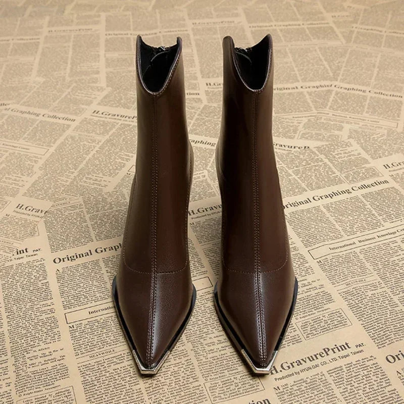 Jolie | Chrome Tip Chelsea Boot