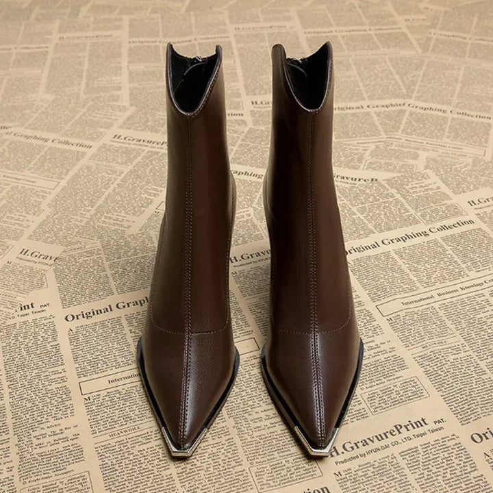 Jolie | Chrome Tip Chelsea Boot