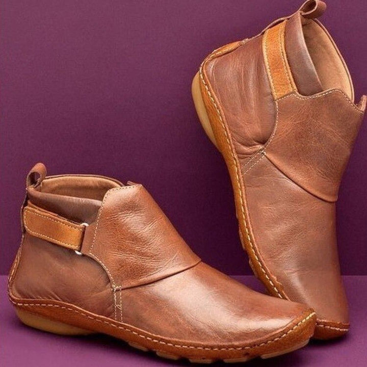 Margaret | Easy-Fit Leather Boots