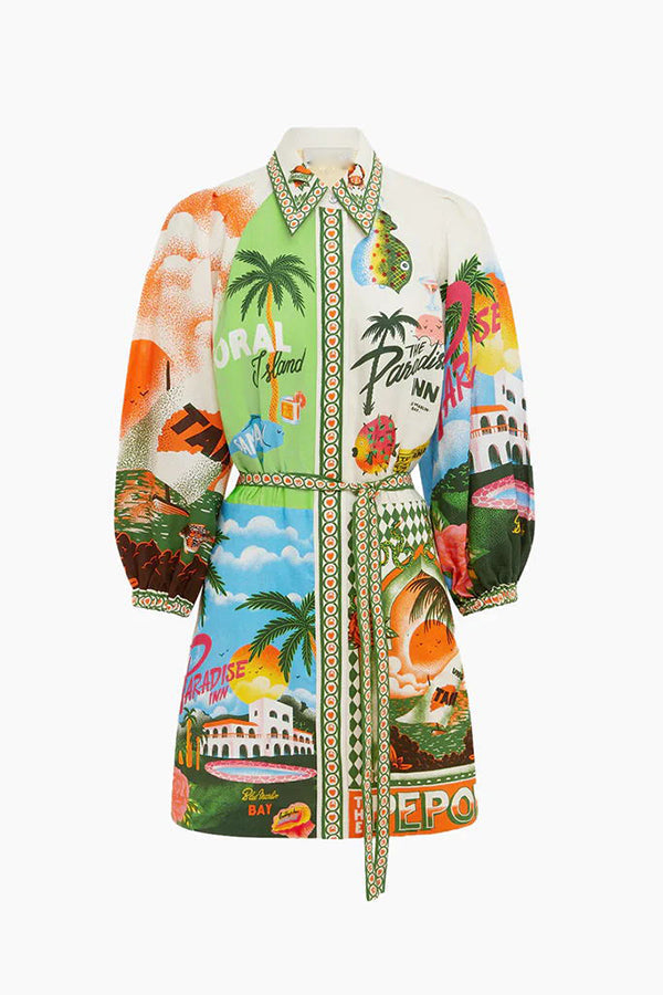 Kim™ - Summer Shirt Mini Dress