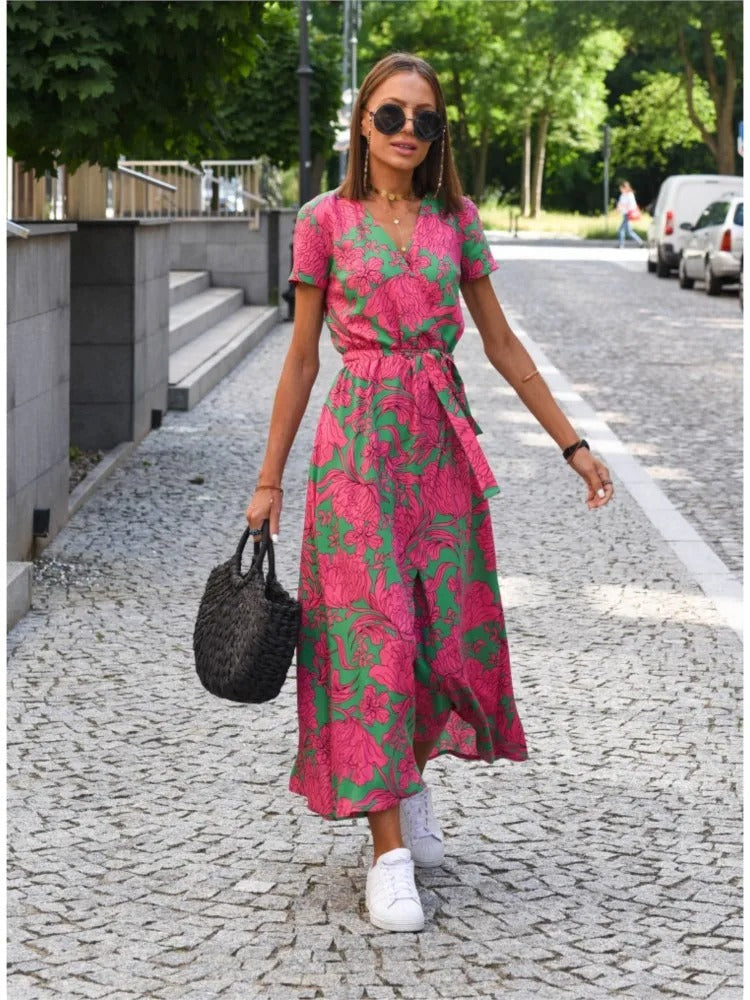 Diana | Print Long Dresses