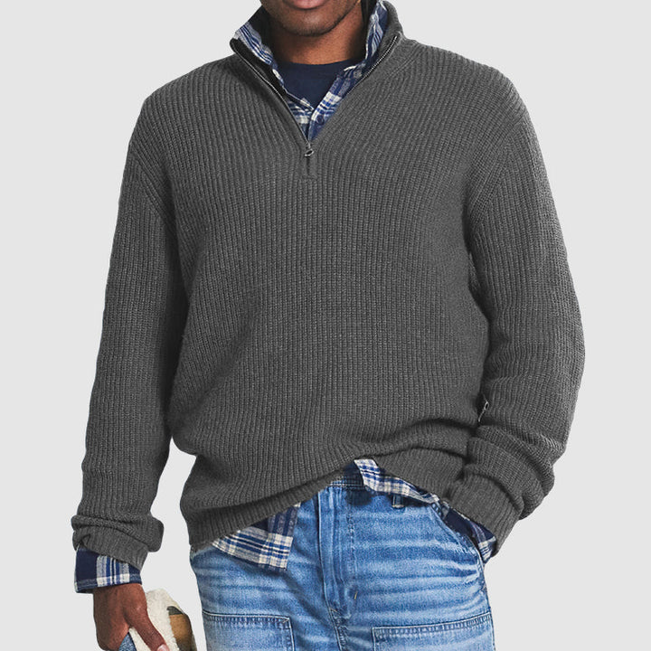Made Gents |  Half Zip Sweater
