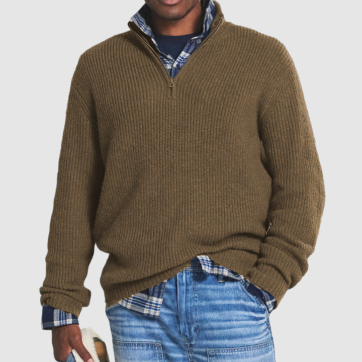 Made Gents |  Half Zip Sweater