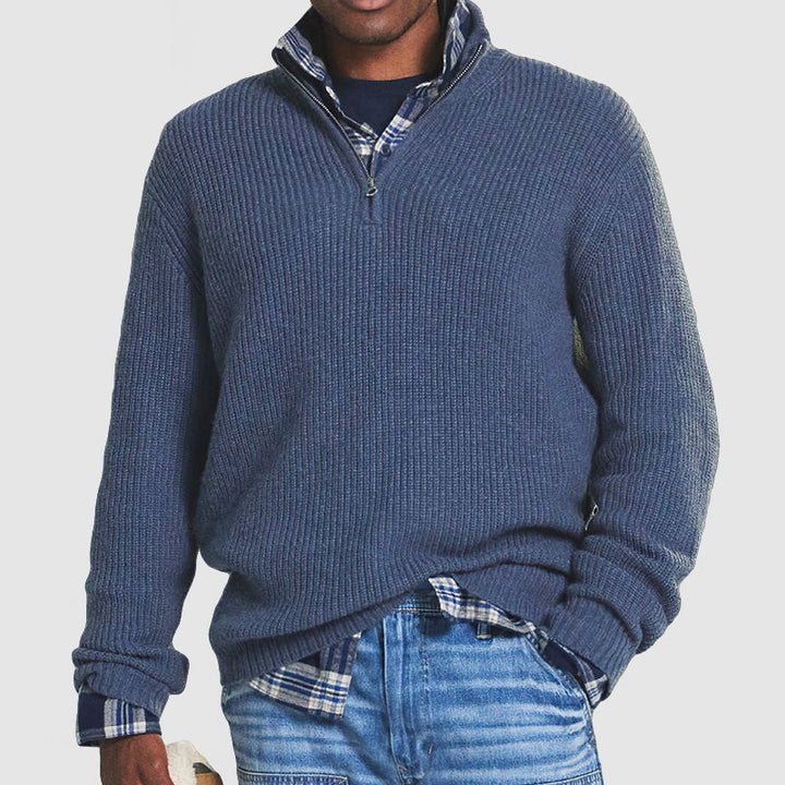 Made Gents |  Half Zip Sweater